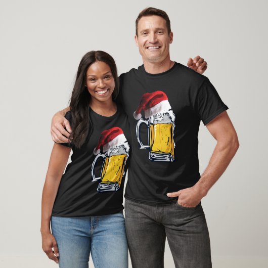Kerstkerstbeer T-shirt (Unisex)