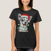 Kerstkerstboom in Chihuahua T-shirt (Voorkant)