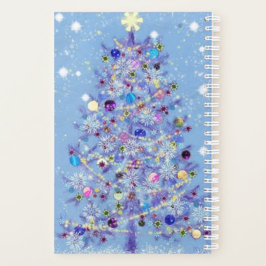 Kerstkerstboom Planner (Achterkant)