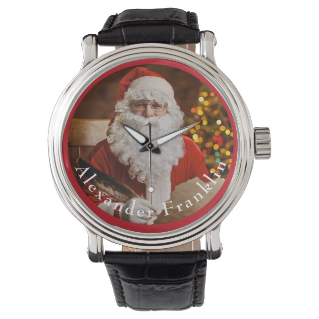 kerstkerstboom schrijven horloge (Voorkant)