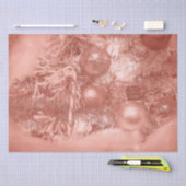 Kerstkerstboomgaarden Roos Gold Holiday Tree Tissuepapier (Craft)