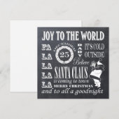 kerstkerstboomkerkbord feestdagenkaart (Voorkant / Achterkant)