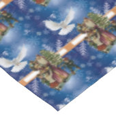 Kerstkerstcadeau, kerstangel tafelkleed (Gekanteld)