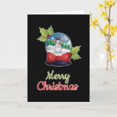 kerstkerstcadeautje geek Cool Funny Gift Idee Kaart (Gele Bloem)