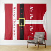 Kerstkerstcadeautje - Jouw tekst naam Wandkleed (In Situ (horizontaal))