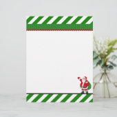 Kerstkerstfeestbriefhoofdkantoorbenodigdheden (Staand voorkant)