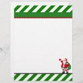 Kerstkerstfeestbriefhoofdkantoorbenodigdheden (Voorkant / Achterkant)