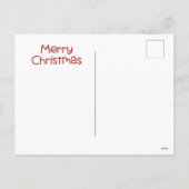  kerstkerstfeestdag Briefkaart (Achterkant)