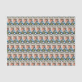 kerstkerstfeestdag met feestelijke kerst tissuepapier (Voorkant)