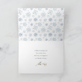 Kerstkerstfeestdag Waterverf Feestdagen Kaart (Binnen)