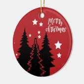 Kerstkerstfeestdagen Keramisch Ornament (Links)