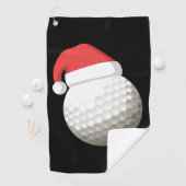 KerstkerstGolf van Santa Hat Golfhanddoek (Insitu)