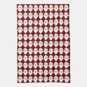 Kerstkersthanddoeken Aangepaste feestdagen Tea Tow Theedoek (Verticaal)