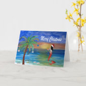 Kerstkerstkaarten voor kerstmis kaart (Gele Bloem)