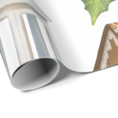 kerstkerstkerstbekers op maat cadeaupapier (Rol Hoek)