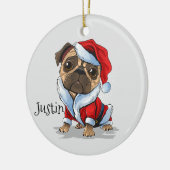 Kerstkerstkerstkerstbeker Keramisch Ornament (Links)