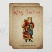 kerstkerstkerstkerstbeklag feestdagenkaart (Voorkant / Achterkant)