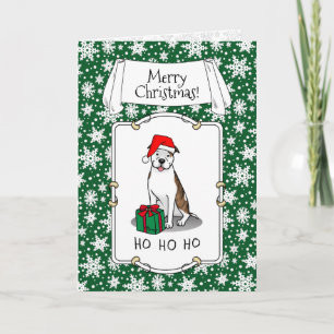 Kerstkerstkerstkerstboompit (lt brindle white 3) kaart
