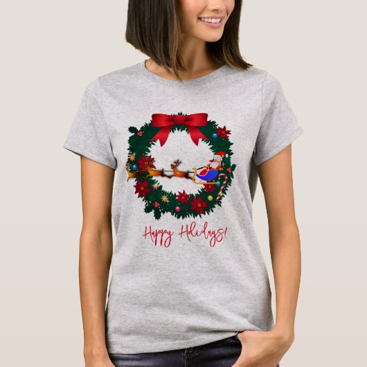 Kerstkerstkerstkerstkerstcadeautje T-shirt (Voorkant)