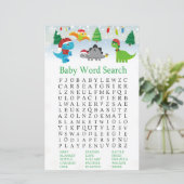 Kerstkerstkerstkerstkerstdinosaurus Baby shower Wo (Staand voorkant)