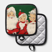 Kerstkerstkerstkerstkerstfamilie Pannenlap (Voorkant / Achterkant)