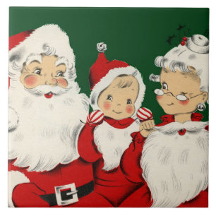 Kerstkerstkerstkerstkerstfamilie Tegeltje