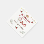 Kerstkerstkerstkerstkerstfeestdag Servet (Hoek)