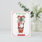 Kerstkerstkerstkerstkerstillustratie Briefkaart (Staand voorkant)