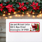 Kerstkerstkerstkerstkerstkerstbedekking Geef het r Etiket