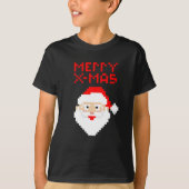 Kerstkerstkerstkerstkerstkerstbekertje met 8 bits t-shirt (Voorkant)