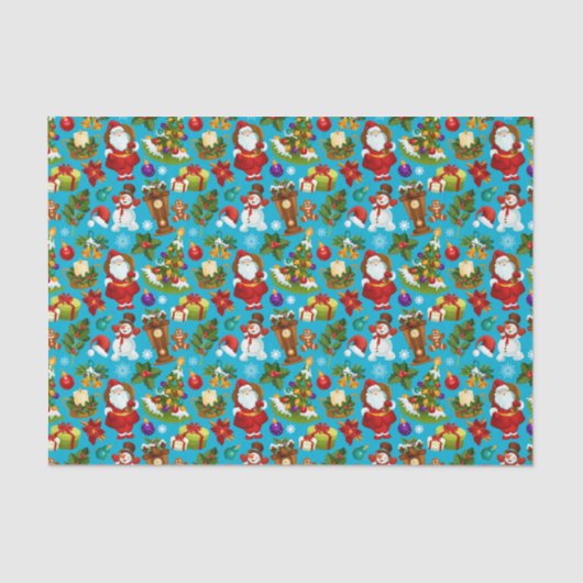 kerstkerstkerstkerstkerstkerstcadeaupapier tissuepapier (Voorkant)