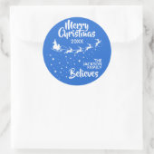 Kerstkerstkerstkerstkerstkerstfeestdag Ronde Sticker (Tas)