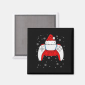 Kerstkerstkerstkerstkerstkerstkerstbedekking Kinde Magneet (Voorkant / Achterkant)