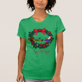Kerstkerstkerstkerstkerstkerstkerstbedekking T-shirt (Voorkant)