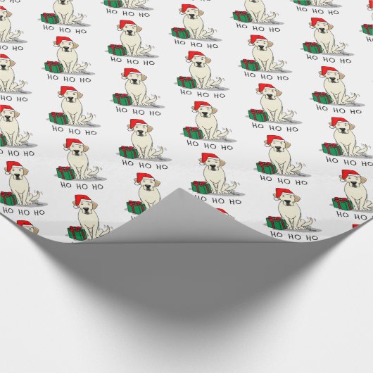 Kerstkerstkerstkerstkerstkerstkerstbeker labrador cadeaupapier (Hoek)