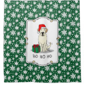 Kerstkerstkerstkerstkerstkerstkerstbeker labrador  douchegordijn (Voorkant)