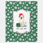 Kerstkerstkerstkerstkerstkerstkerstbeker labrador  fleece deken (Voorkant)