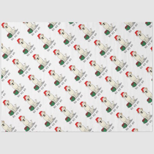 Kerstkerstkerstkerstkerstkerstkerstbeker labrador tissuepapier (Voorkant)