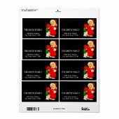 Kerstkerstkerstkerstkerstkerstkerstkerstdecor met etiket (Full Sheet)