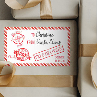 kerstkerstkerstkerstkerstkerstkerstkerstkerstbedek rechthoekige sticker