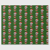 Kerstkerstkerstkerstkerstkerstkerstkerstkerstfeest Cadeaupapier (Vlak)