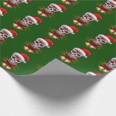 Kerstkerstkerstkerstkerstkerstkerstkerstkerstfeest Cadeaupapier (Hoek)