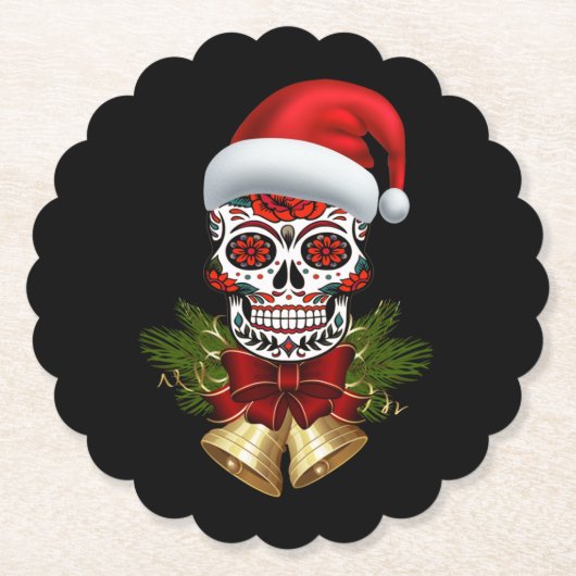 Kerstkerstkerstkerstkerstkerstkerstkerstkerstfeest Kartonnen Onderzetters (Voorkant)