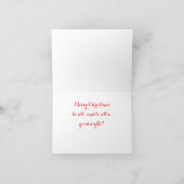 Kerstkerstkerstkerstkerstkerstkerstkerstkerstkerst Bedankkaart (Binnen)