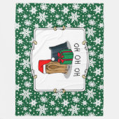 Kerstkerstkerstkerstkerstkerstkerstkerstkerstkerst Fleece Deken (Voorkant)