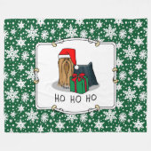 Kerstkerstkerstkerstkerstkerstkerstkerstkerstkerst Fleece Deken (Voorkant (Horizontaal))