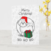 Kerstkerstkerstkerstkerstkerstkerstkerstkerstkerst Kaart (Gele Bloem)