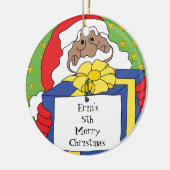 Kerstkerstkerstkerstkerstkerstkerstkerstkerstkerst Keramisch Ornament (Links)