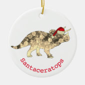 Kerstkerstkerstkerstkerstkerstkerstkerstkerstkerst Keramisch Ornament (Voorkant)