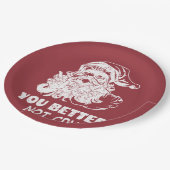 Kerstkerstkerstkerstkerstkerstkerstkerstkerstkerst Papieren Bordje (Gekanteld)